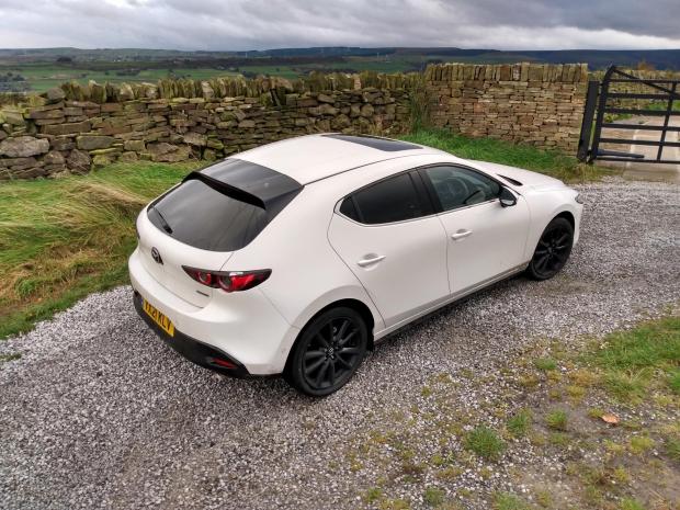 Tottenham Independent: The Mazda 3 in West Yorkshire surroundings